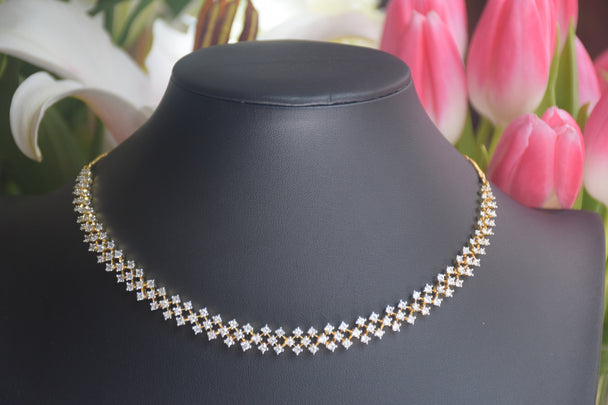 Delicate Star Net Necklace Set