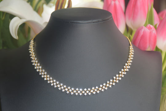 Delicate Star Net Necklace Set