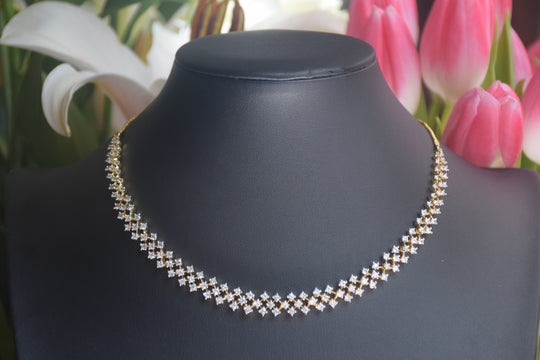 Delicate Star Net Necklace Set