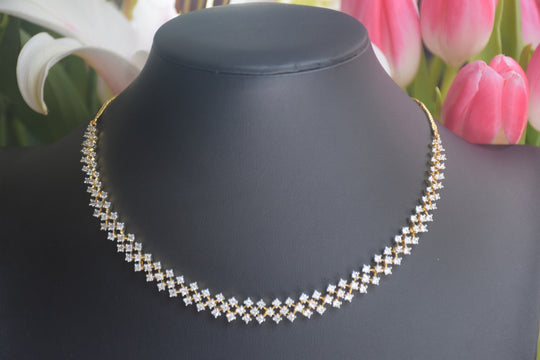 Delicate Star Net Necklace Set