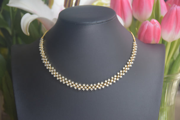 Delicate Star Net Necklace Set