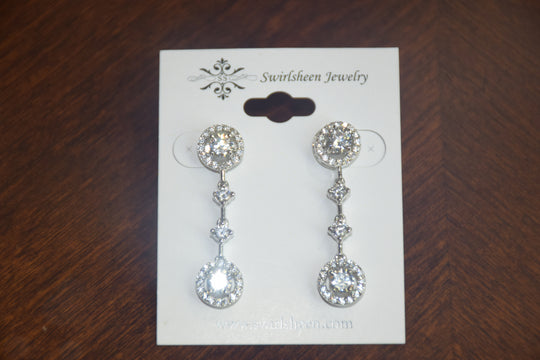 The Extended Circle & Diamond String Necklace Set.