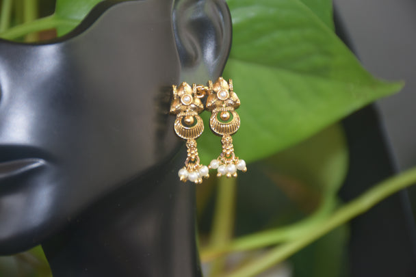 Exquisite Traditional Gold Beaded Necklace Set