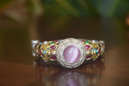 Intricate stone Kada